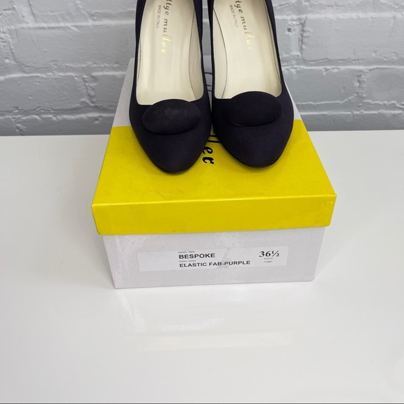 Bettyle Muller Bespoke Heels Purple Size 6.5 - Picture 3 of 5